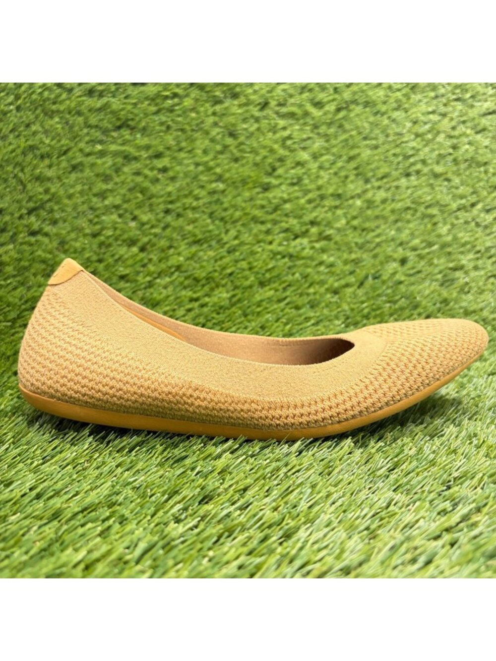 Allbirds Tree Breezer Womens Size 8 Forage Tan Casual Slip On Ballet Flats Shoes